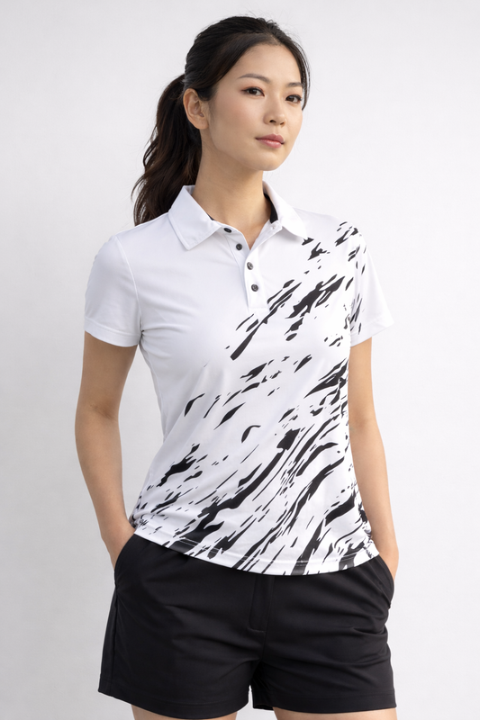 Swing Chic Paint Splash Polo